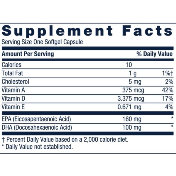 GNC Cod Liver Oil with Omega-3