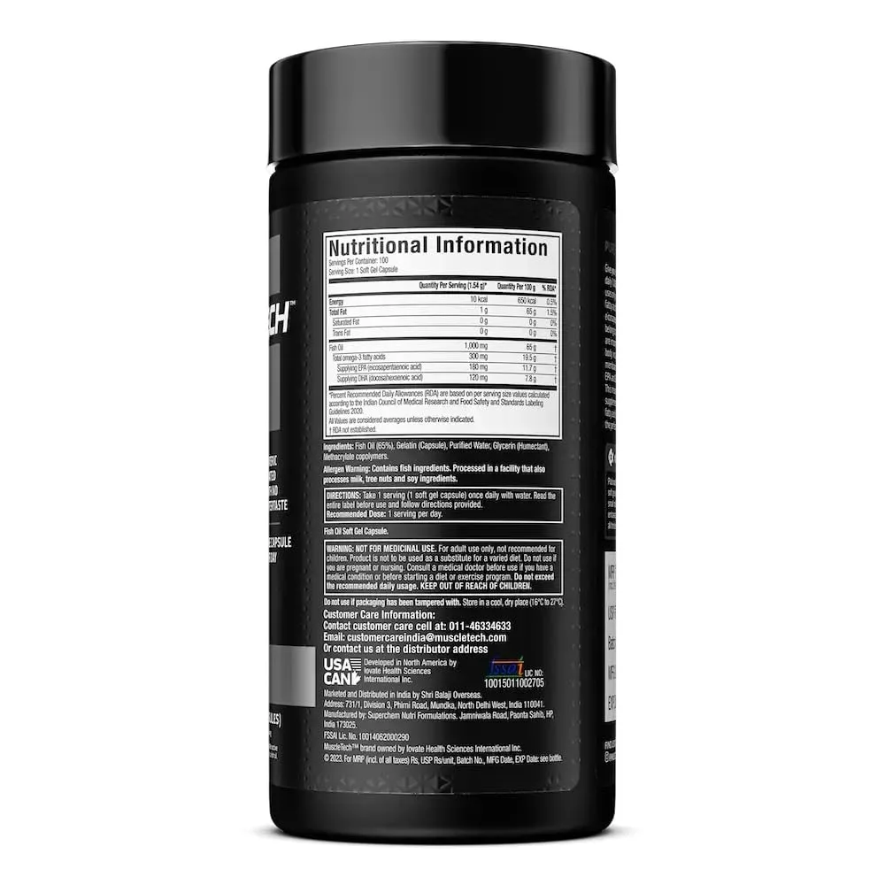 MuscleTech Platinum 100% Fish Oil - Image 2