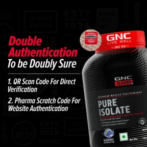 GNC AMP Pure Isolate Powder
