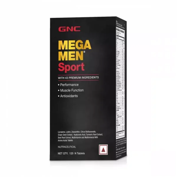 GNC Mega Men Multivitamin Sport box