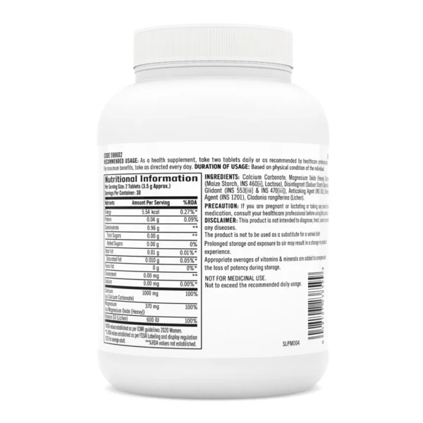 GNC Calcium Plus 1000mg with Magnesium and Vitamin D3