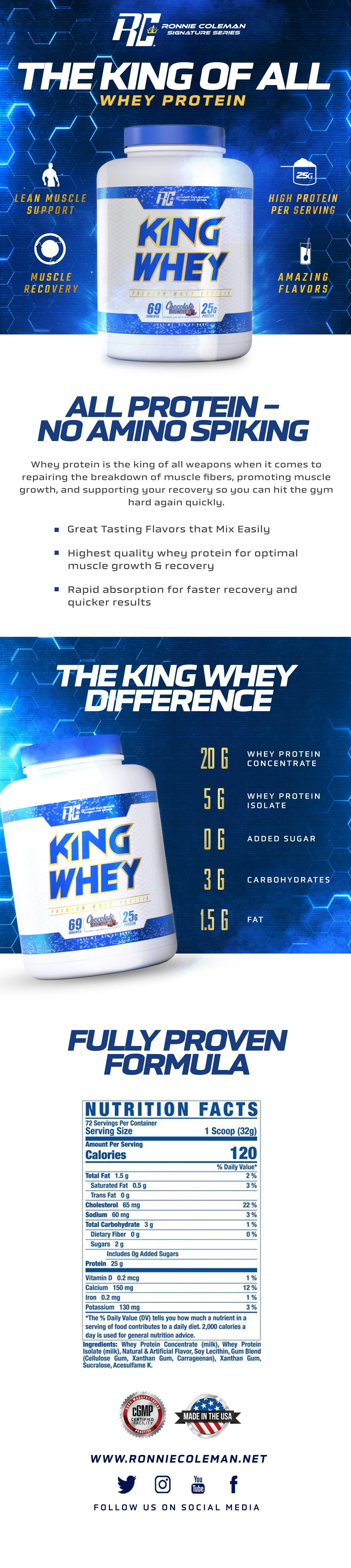 Ronnie Coleman King Whey 6 Ronnie Coleman King Whey