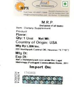 Labrada 100% Iso Hydrolyzed Protein