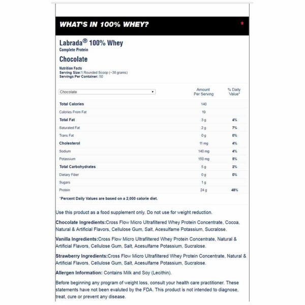 Labrada 100% ISO Whey