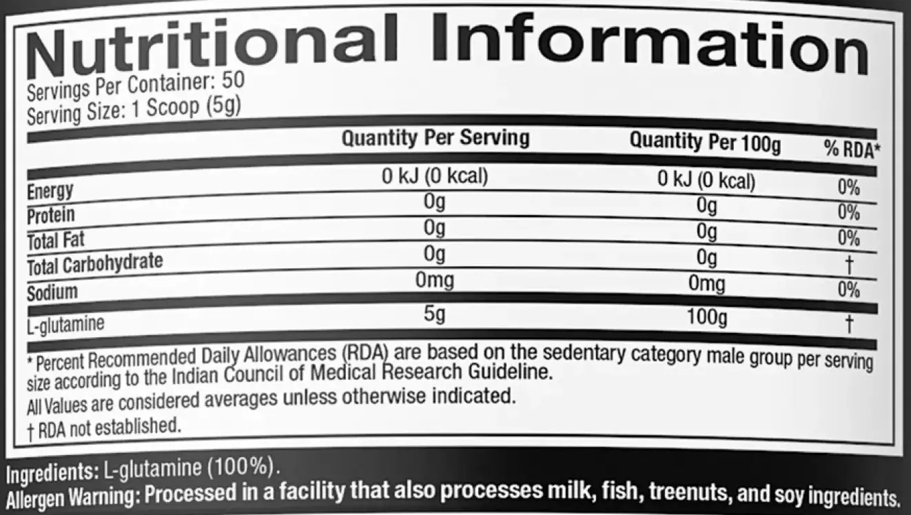 MuscleTech Platinum 100% Glutamine - Image 2