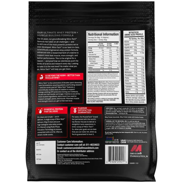 MuscleTech NitroTech Whey Protein