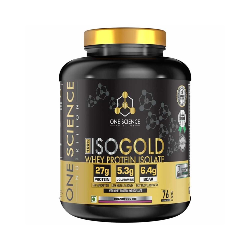 One Science Nutrition 100% ISO Gold Whey Protein Isolate