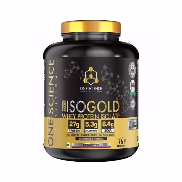 One Science Nutrition 100% ISO Gold Whey Protein Isolate - Sports Nutrition Supplement