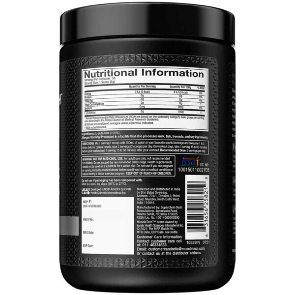 MuscleTech Platinum 100% Glutamine