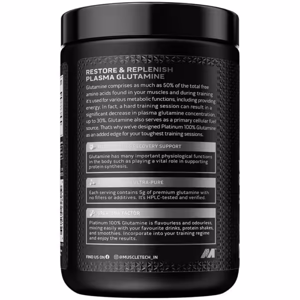 MuscleTech Platinum 100% Glutamine - product image