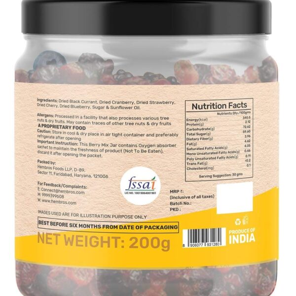 Zucchero Premium Mixed Berries 200 GM