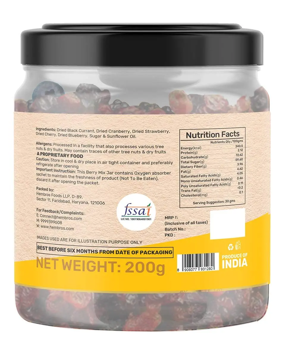 Zucchero Premium Mixed Berries 200 GM - Image 2