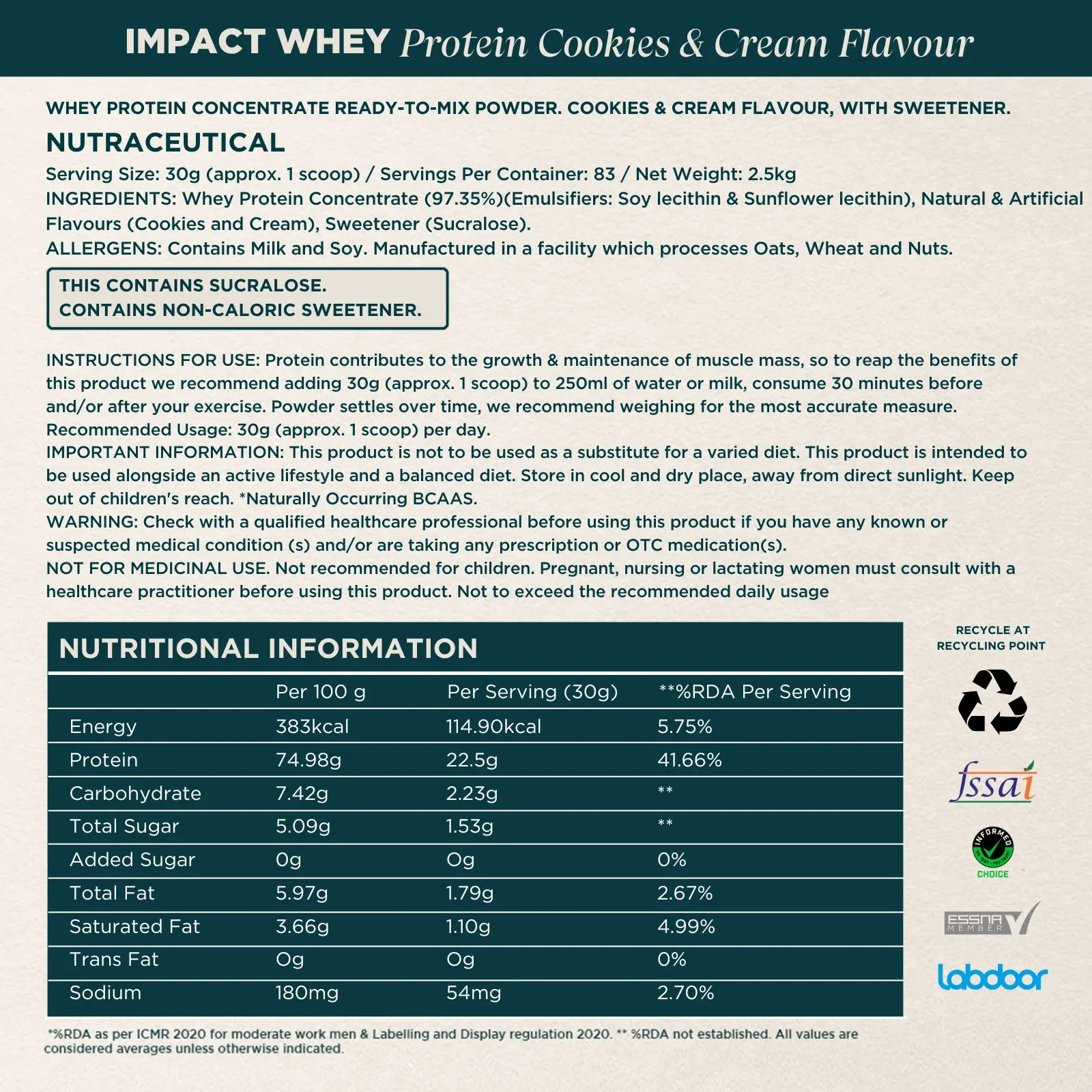 Myprotein Impact Whey Protein - Image 4