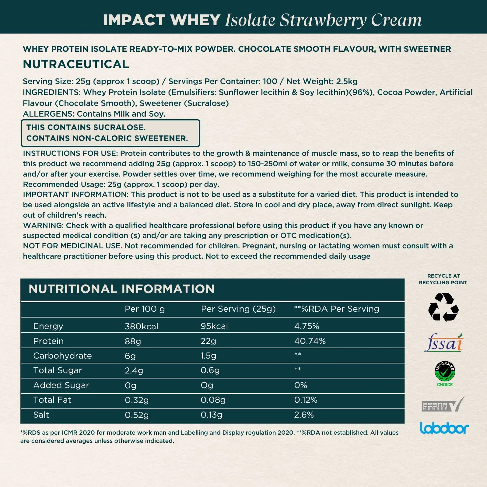 Myprotein Impact Whey Isolate - Image 3