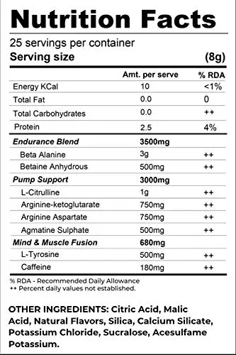 Muscle Asylum F9 Pre Workout - Image 3