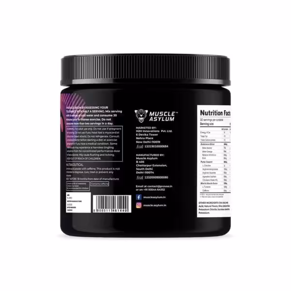 Muscle Asylum F9 Extreme Pre Workout - product image