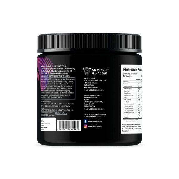Muscle Asylum F9 Extreme Pre Workout