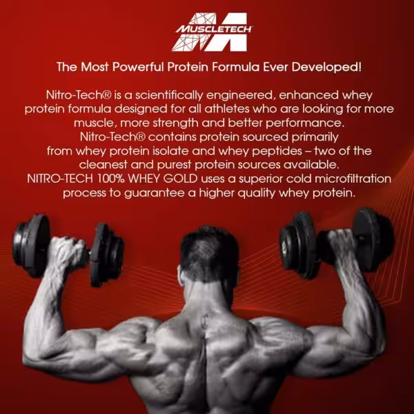 MuscleTech Nitrotech 100% Whey Gold - product image