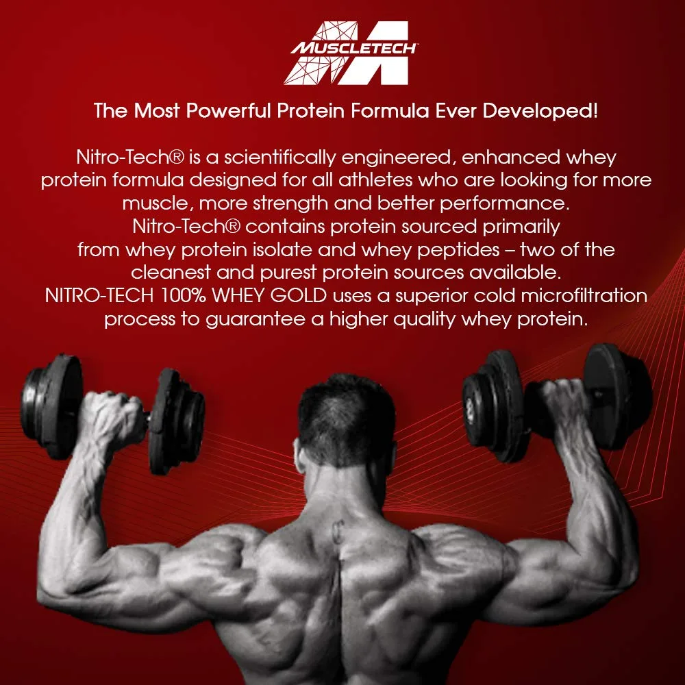 MuscleTech Nitrotech 100% Whey Gold - Image 8