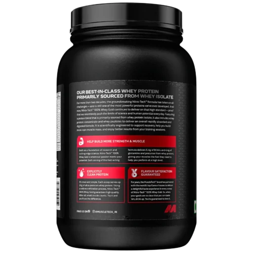 MuscleTech Nitrotech 100% Whey Gold - Image 7