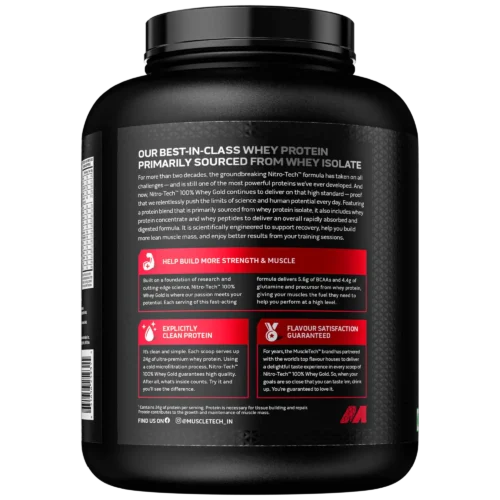 MuscleTech Nitrotech 100% Whey Gold - Image 6
