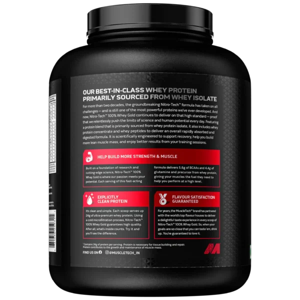 MuscleTech Nitrotech 100% Whey Gold