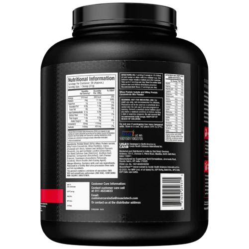 MuscleTech Nitrotech 100% Whey Gold - Image 3