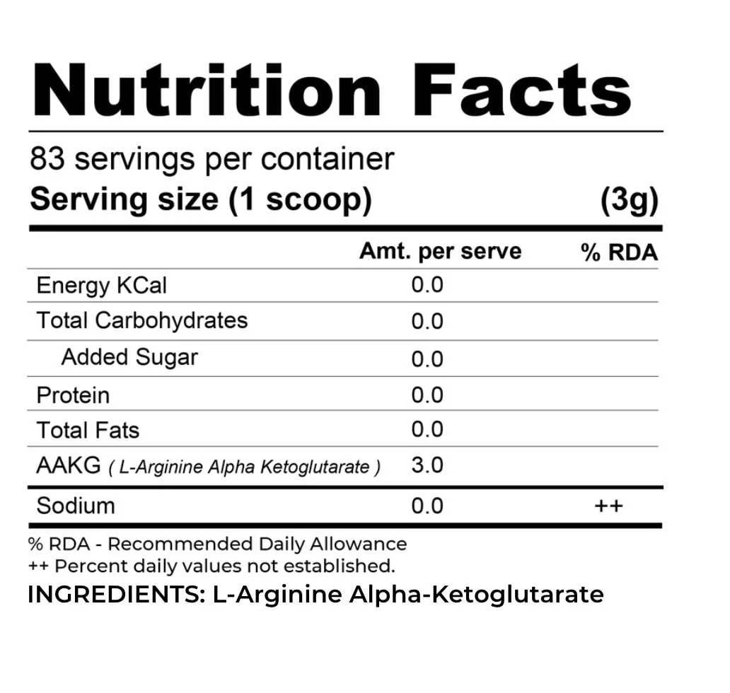 Muscle Asylum L Arginine 83 Servings - Image 2
