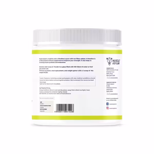 Muscle Asylum L Arginine L Citrulline Complex - product image