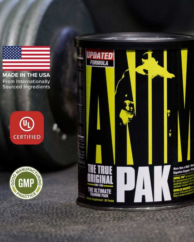 Buy Original Universal Nutrition Animal Pak, 30 Packs - Beast Nutrition