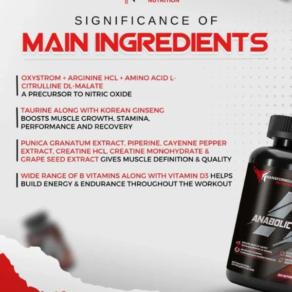 Transformium Nutrition Anabolic Veinz | Nitric Oxide Booster