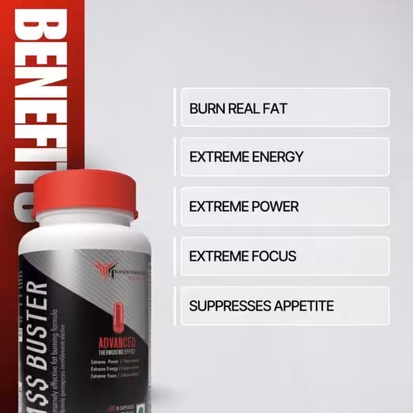 Transformium Nutrition Ass Buster | Fat Burner - Image 3