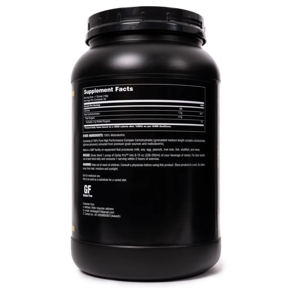 Universal Nutrition Carbo Pro 100% Complex Carbohydrate, Unflavored - Image 2