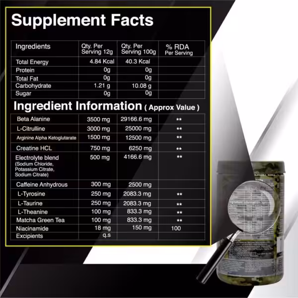 Bigflex Nuke Pre-Workout 400gm - product image