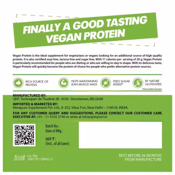 QNT Vegan Protein - product image