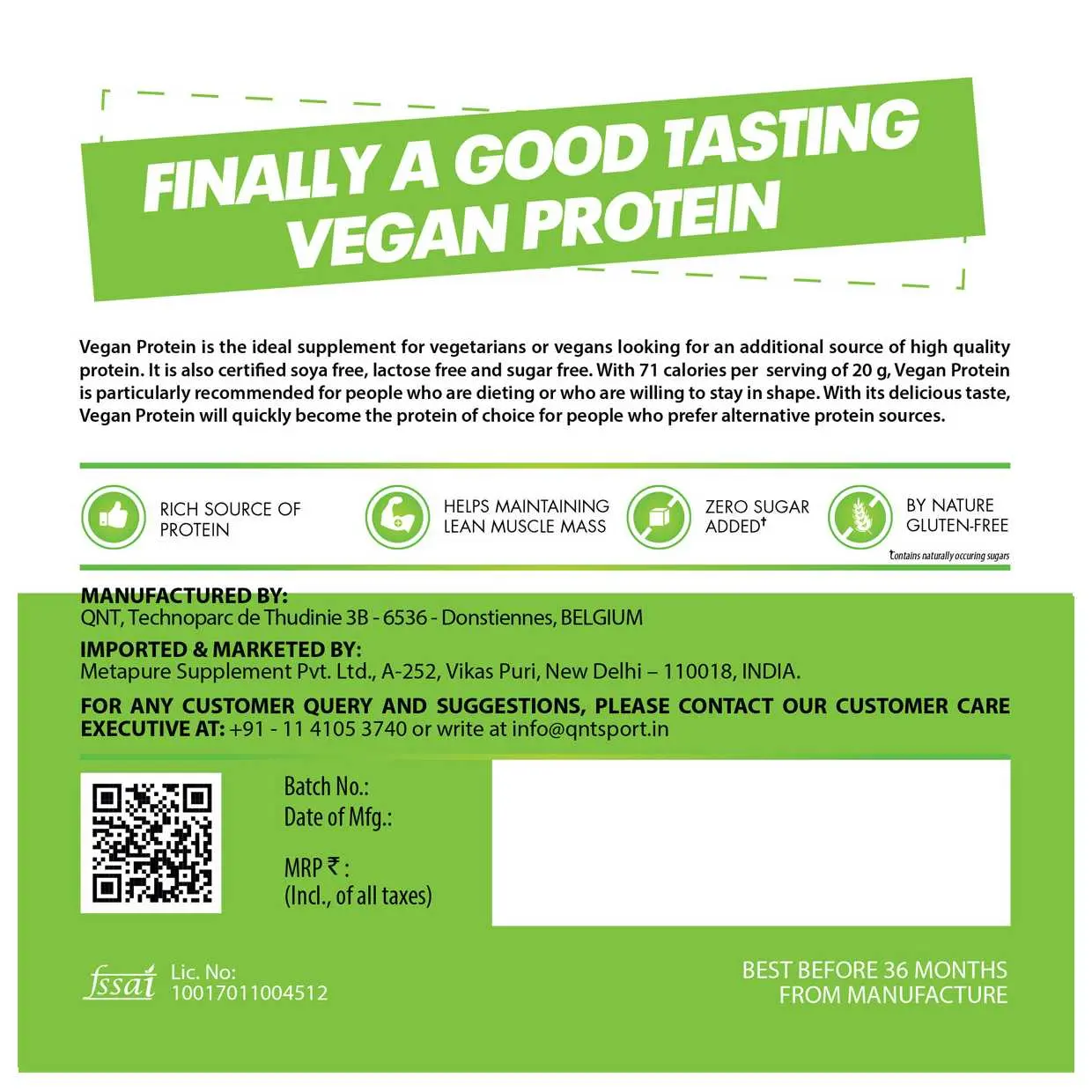 QNT Vegan Protein - Image 3