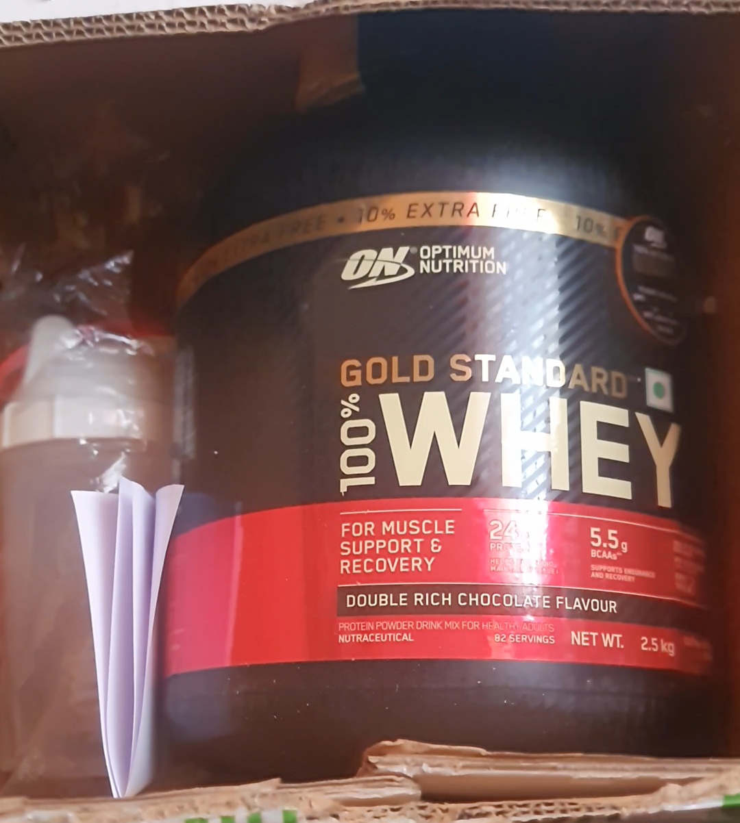 Optimum Nutrition ON Gold Whey Protein Gold Standard photo review