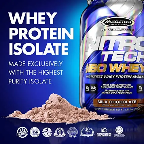 MuscleTech Nitro Tech 100% ISO Whey - Image 3