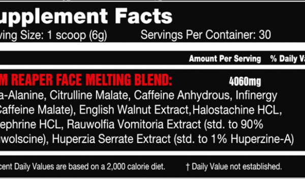 Killer Labz Stim Reaper Black Preworkout