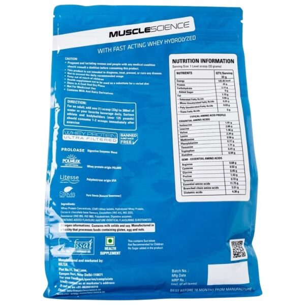 Muscle Science Whey Protein CWPF
