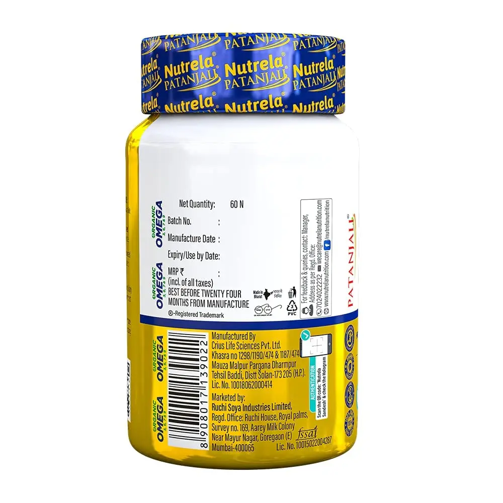 image of Patanjali Nutrela Organic Omega