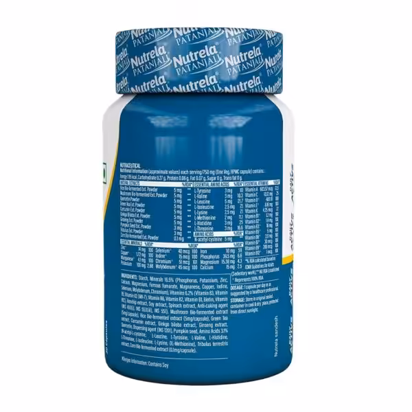 image of Patanjali Nutrela Daily Active Capsule
