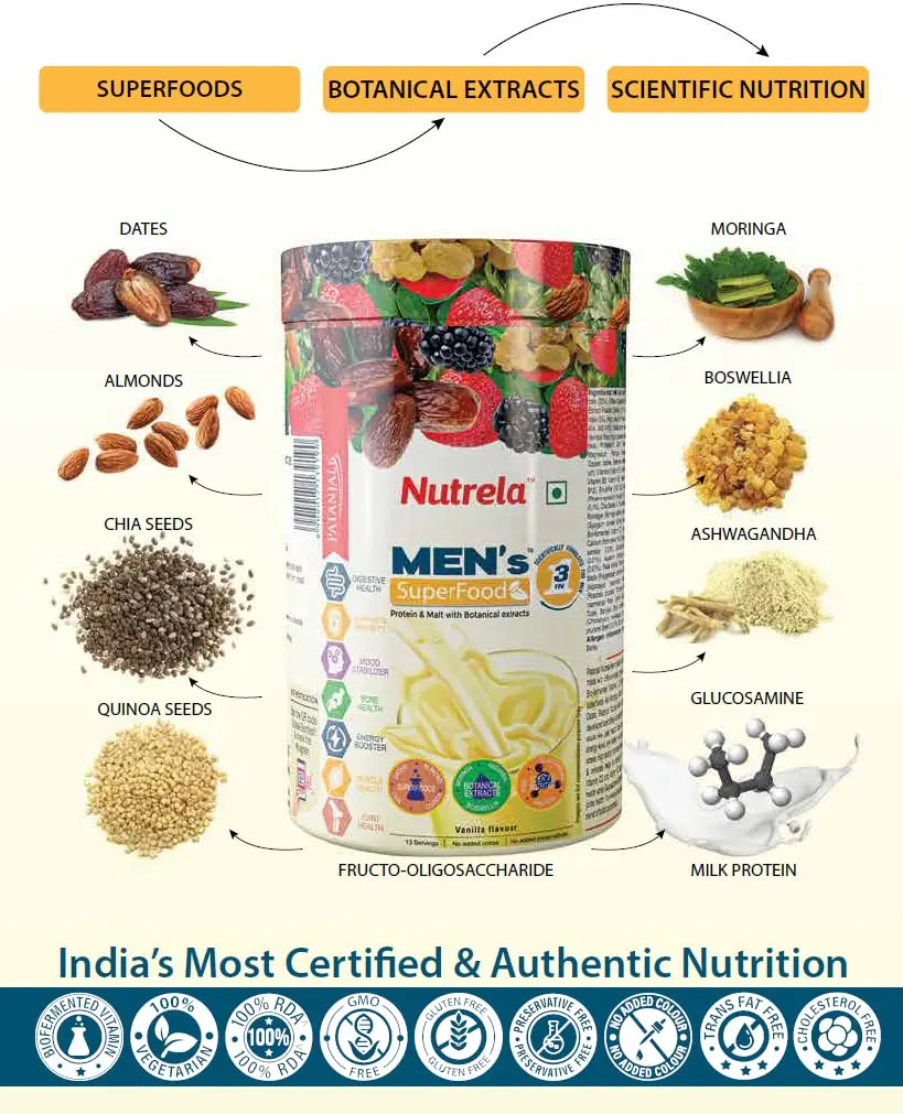 image of Patanjali Nutrela Men's Superfood
