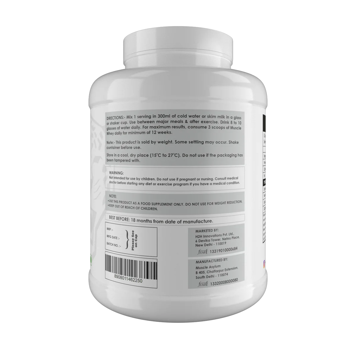 Muscle Asylum Raw Whey - Image 3