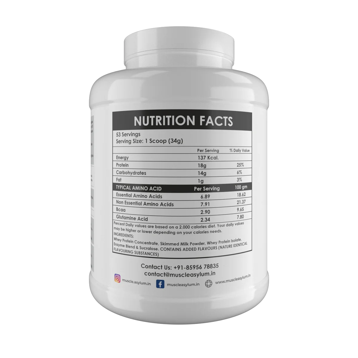 Muscle Asylum Raw Whey - Image 2