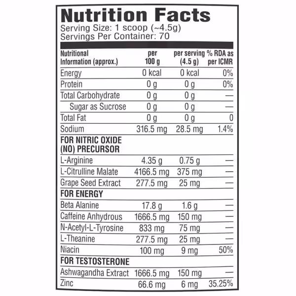 Labrada Super Charge Pre Workout Concentrate - product image