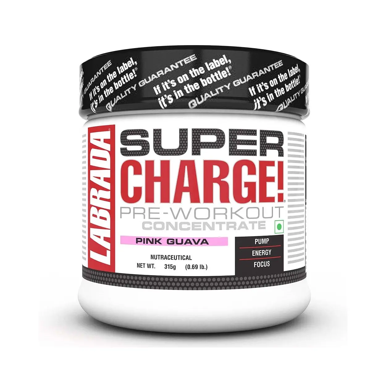 Labrada Super Charge Pre Workout Concentrate - Sports Nutrition Supplement