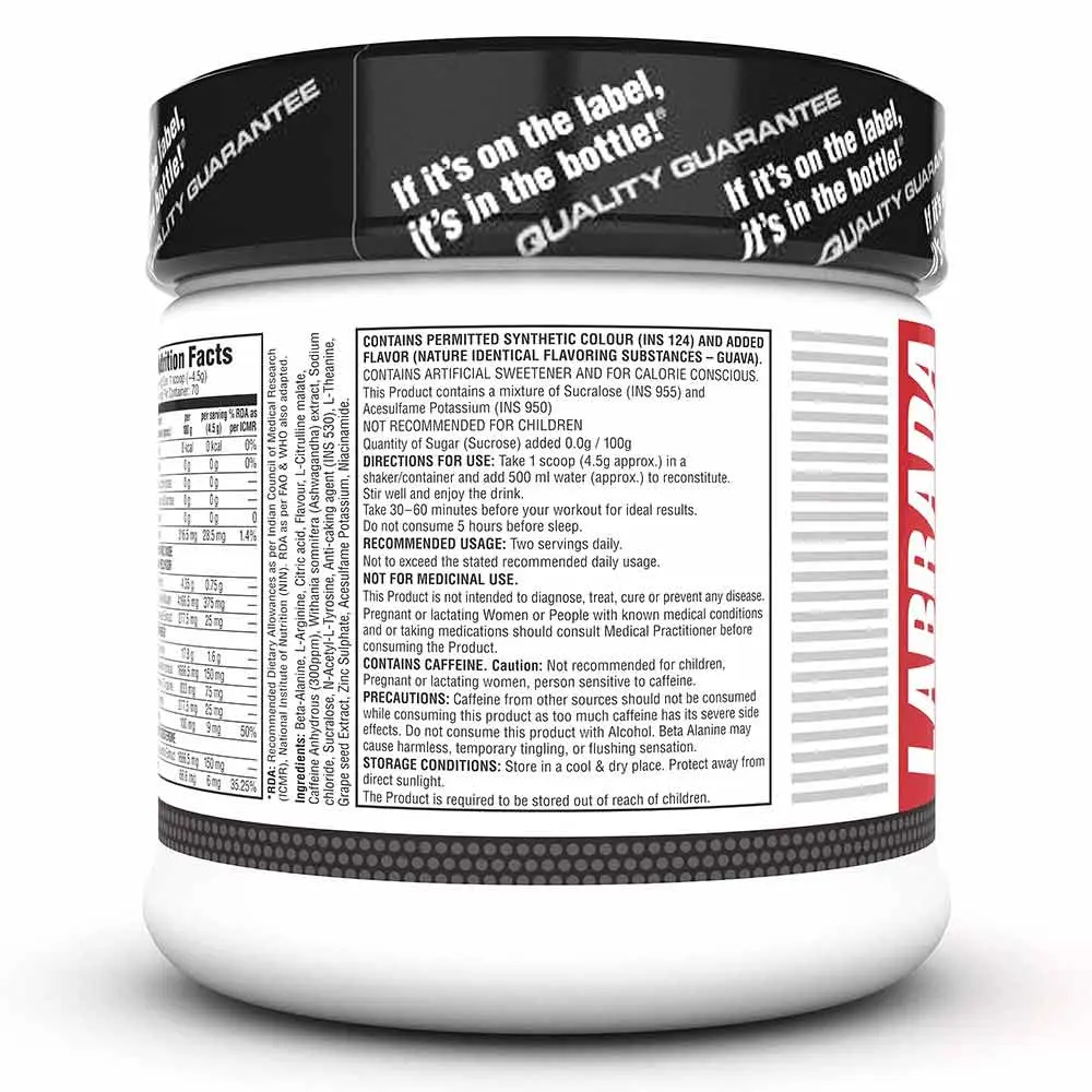 Labrada Super Charge Pre Workout Concentrate - product image