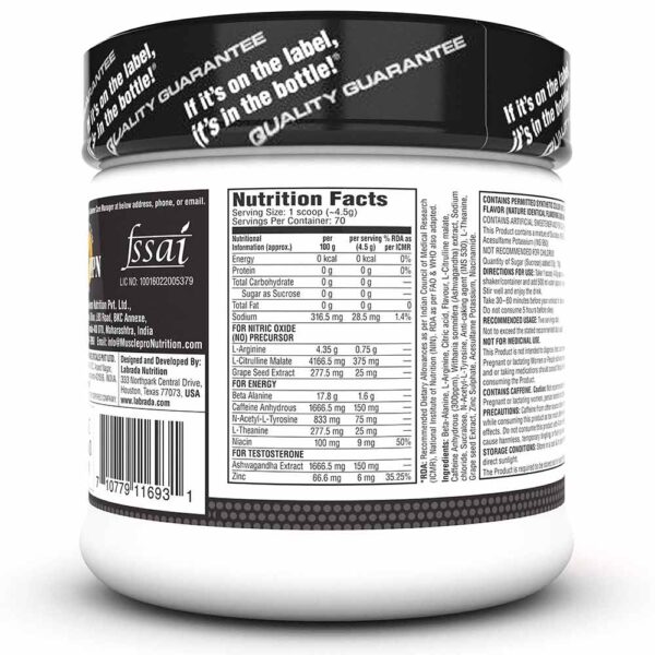 Labrada Super Charge Pre Workout Concentrate