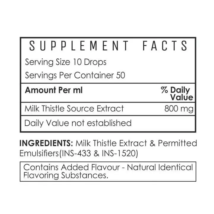 AHP Vitals Milk thistle liquid 50 - product image